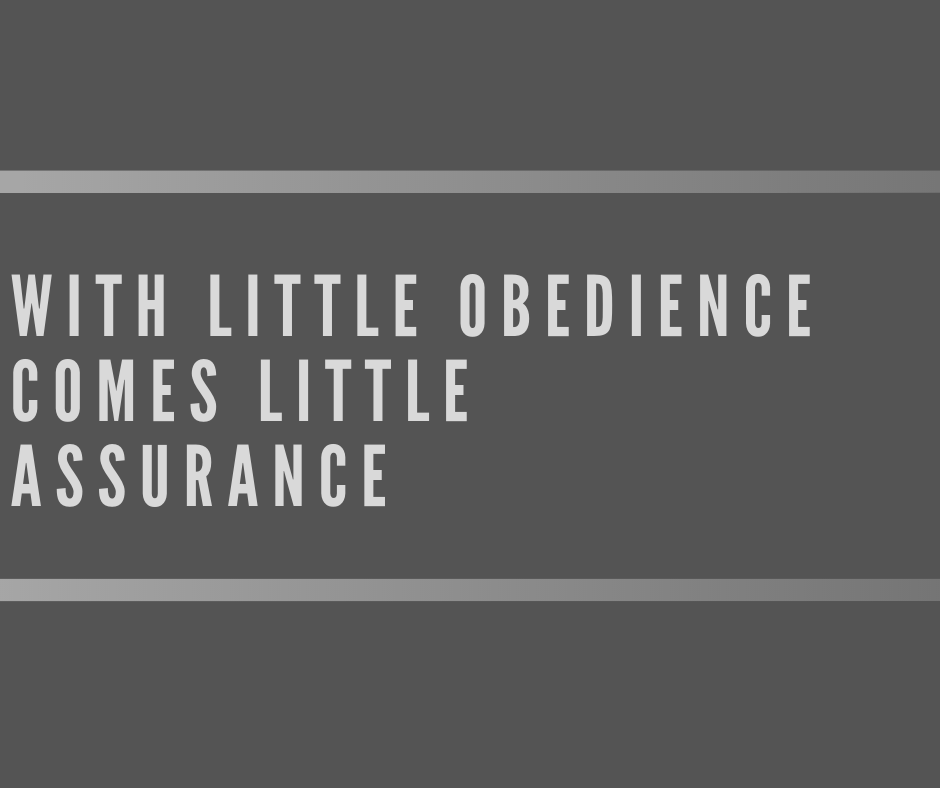 Do You Lack Assurance?