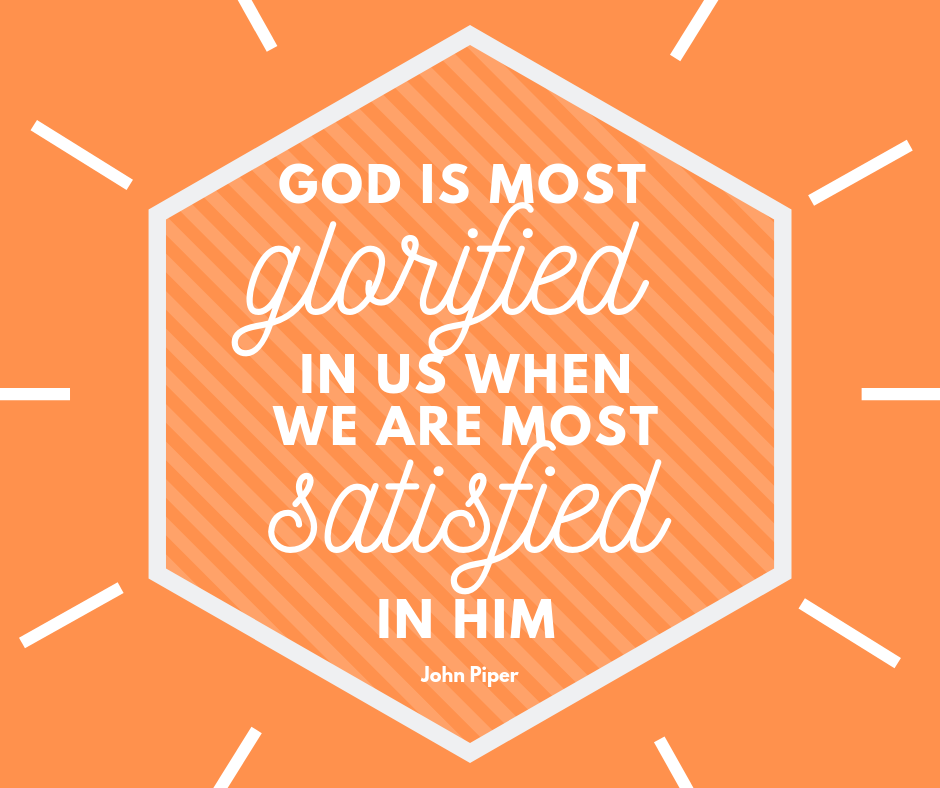 Glorified…Satisfied