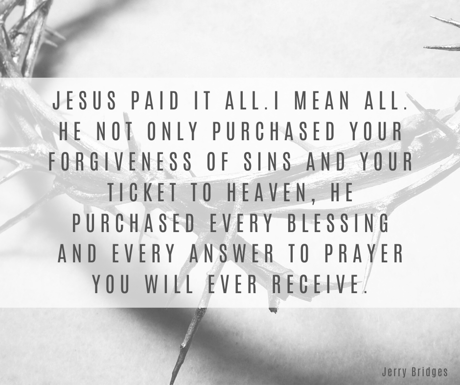 Jesus Paid It All