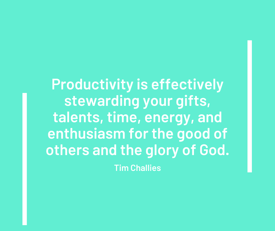 Productivity Is…