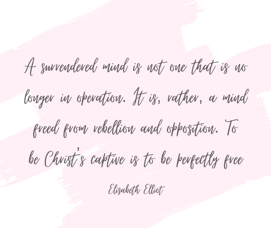 A Surrendered Mind Is Not…