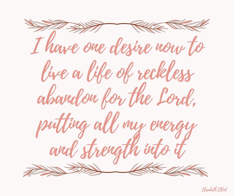 I Have One Desire Now…