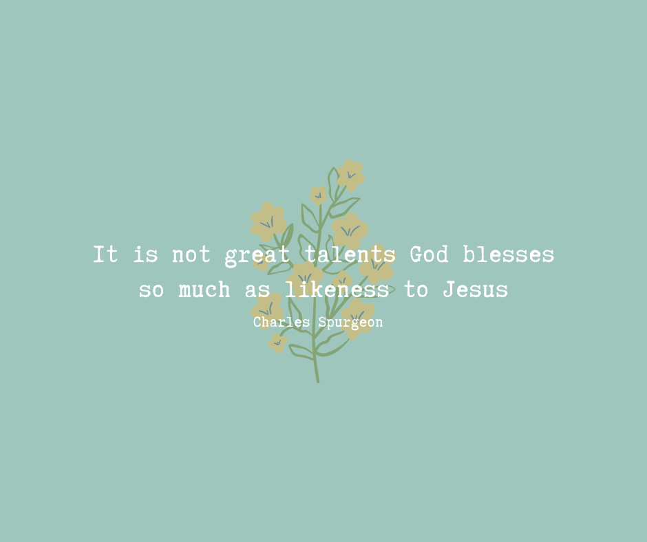 It Is Not Great Talents…