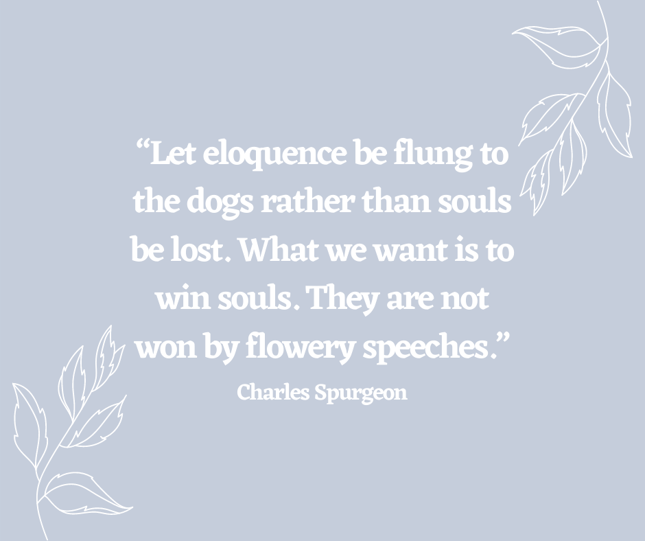 Let Eloquence Be…