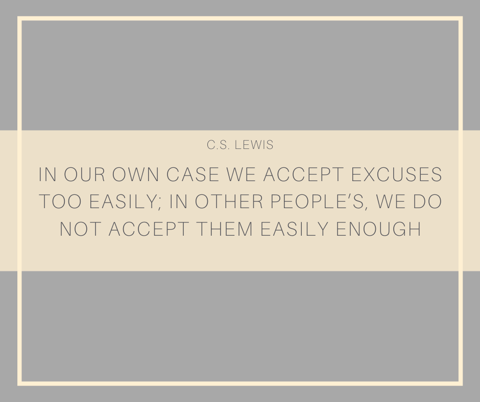 In Our Own Case We…