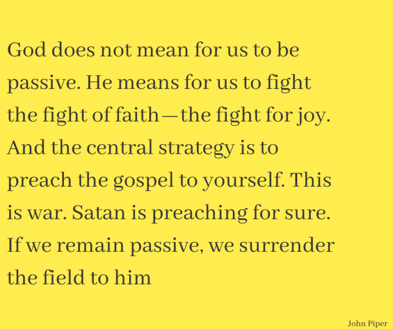 Fight the Fight of Faith