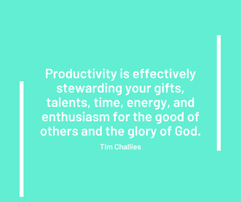 Productivity Is…