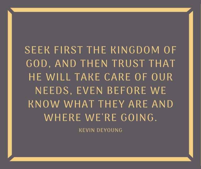 Seek His Kingdom