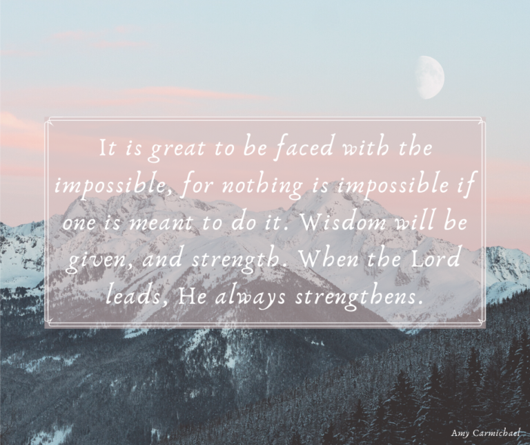 It Is Great To Be Faced With…