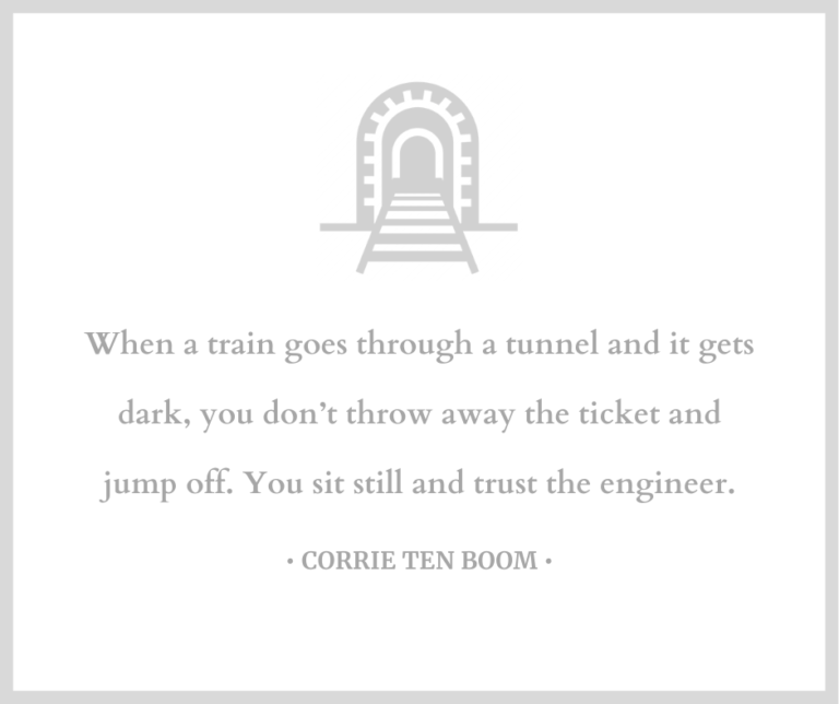 When A Train Goes Through A Tunnel…