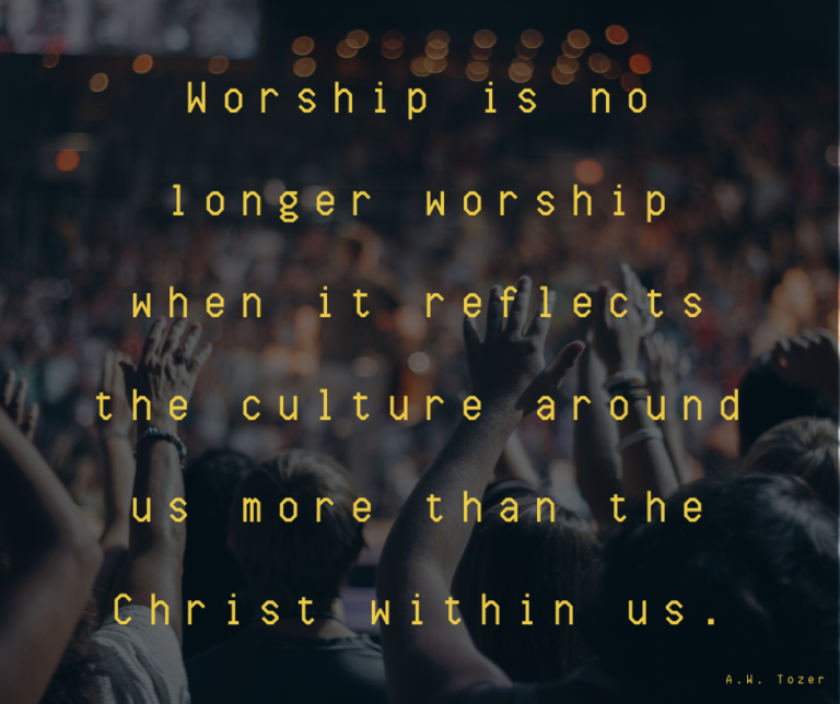 Worship Is No Longer Worship…
