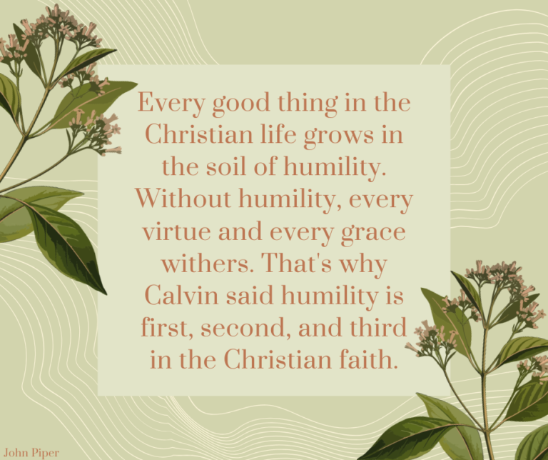 Every Good Thing In The Christian Life…