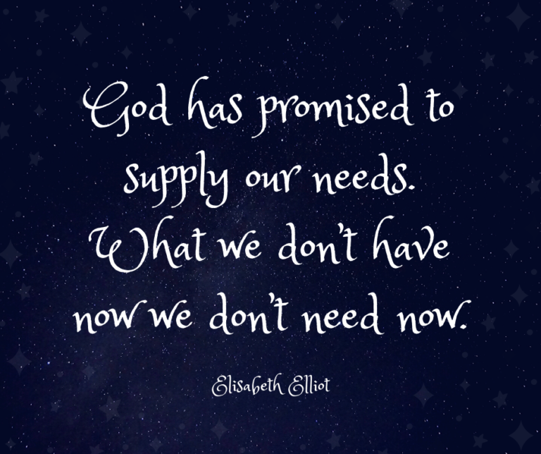 God Has Promised To…
