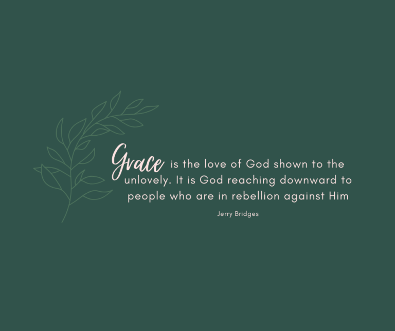Grace Is The Love Of God…