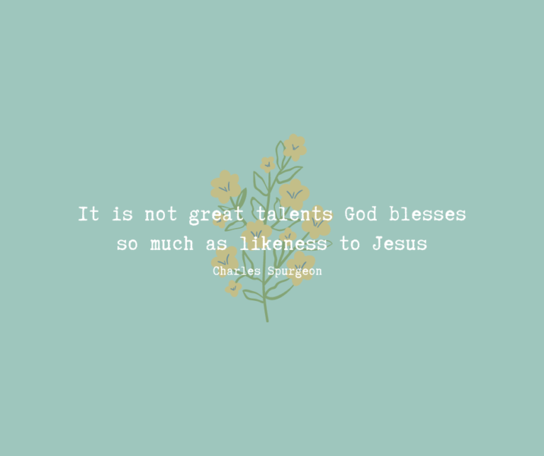 It Is Not Great Talents…