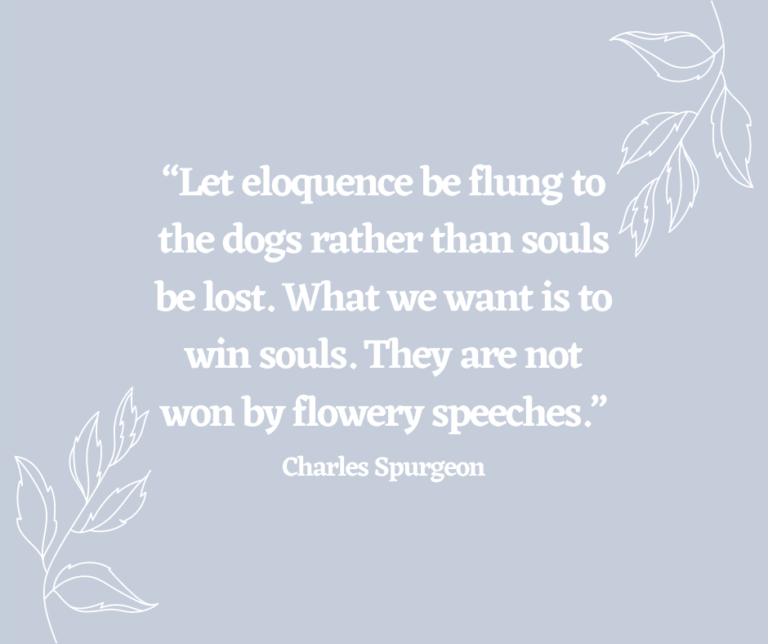 Let Eloquence Be…