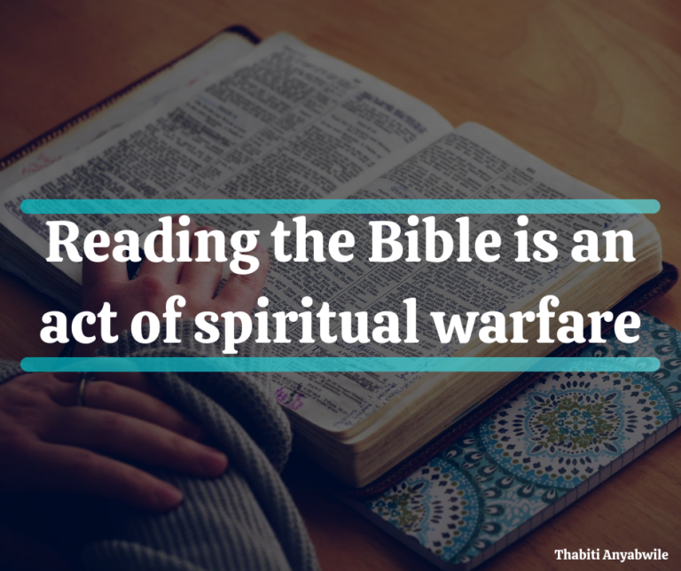 Reading The Bible Is…