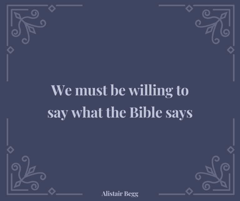 We Must Be Willing To…