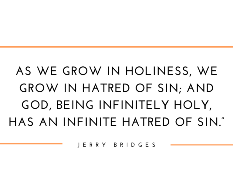 As We Grow In Holiness…