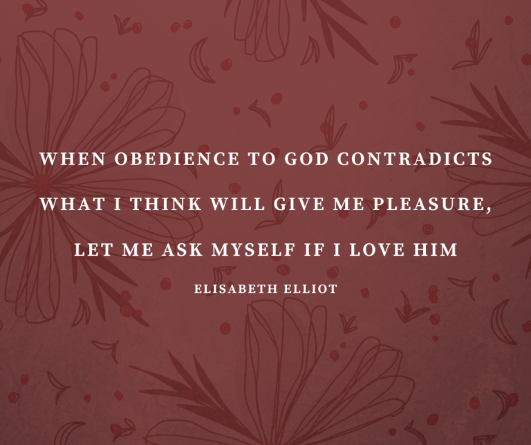 When Obedience To God…