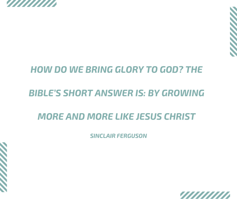 How Do We Bring Glory…