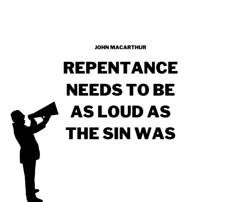 Repentance Needs To Be…