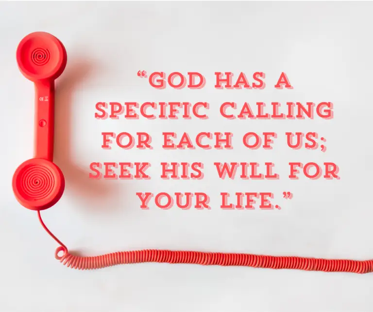 Seeking God’s Calling