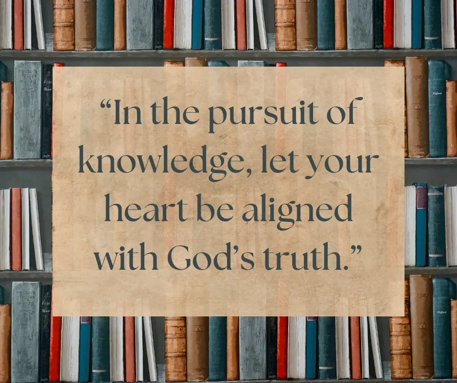 Pursuing Knowledge