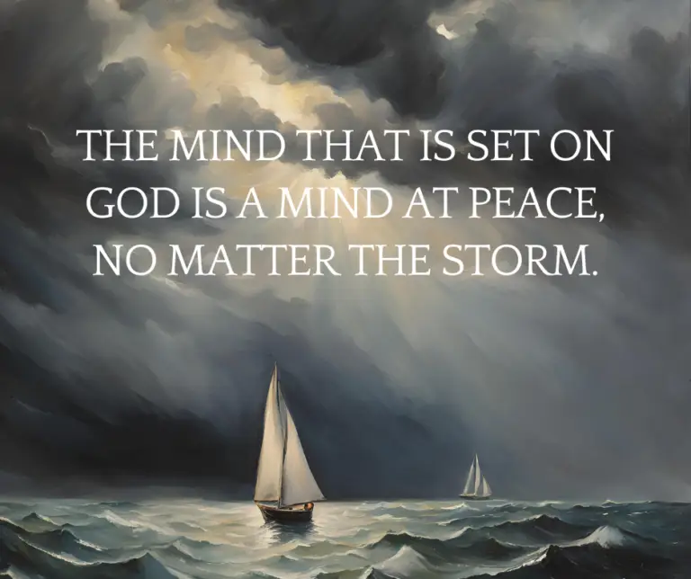 A Mind Set on God: Peace in Every Storm