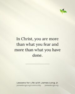 identity in Christ and freedom from shame