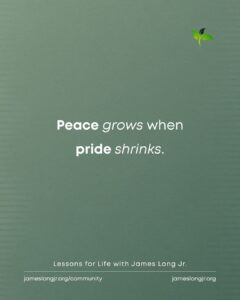 Peacemaking and Humility