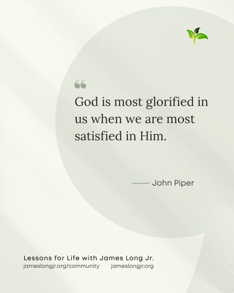 satisfaction in God