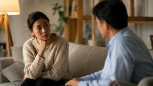 Person reflecting on why they take comments and relationship interactions personally