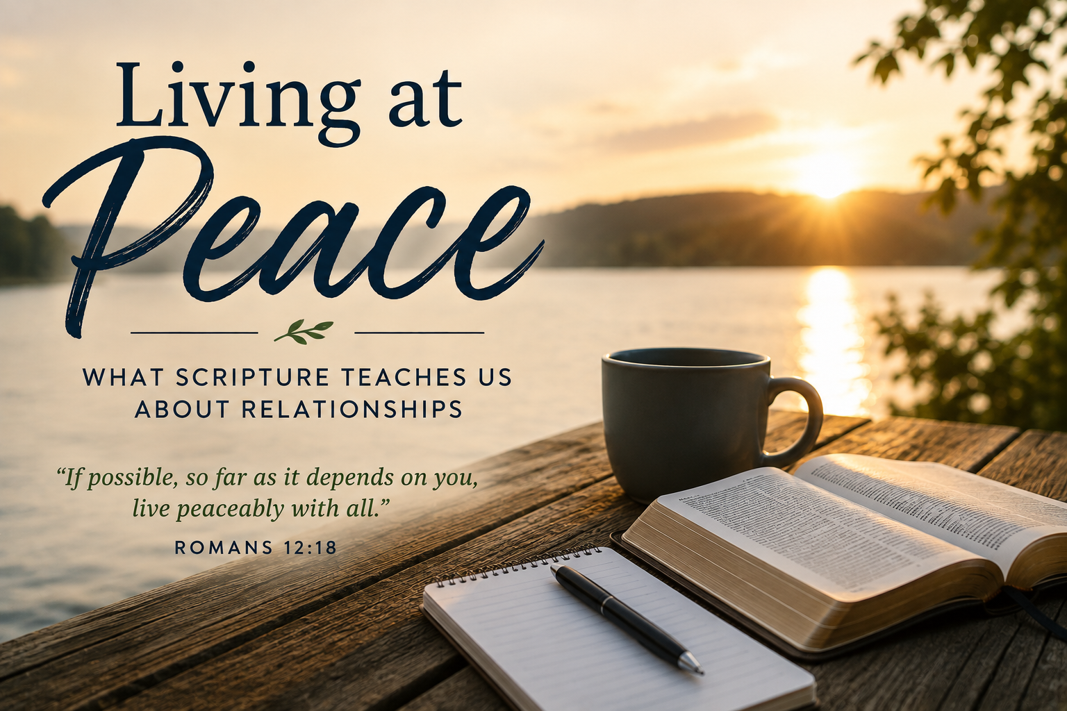 Living at Peace: Transforming Relationships Today